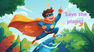 Read more about the article “We are Climate Superheroes: Let’s Fight to Stop Climate Changes!